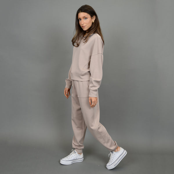 Joselle Joggers | Taupe - FINAL SALE