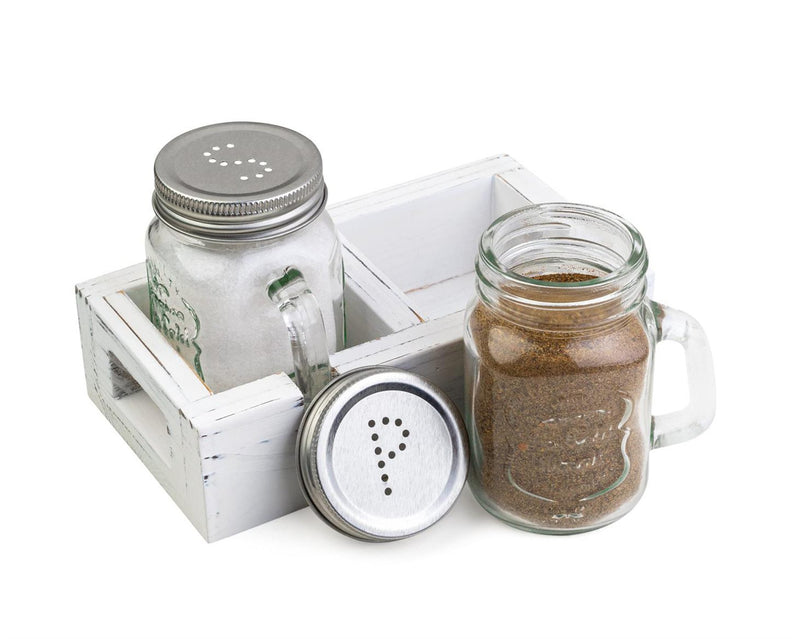 Mason Jar Salt & Pepper Set