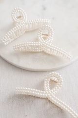 Barbays Pearl Clip | Double String Loop