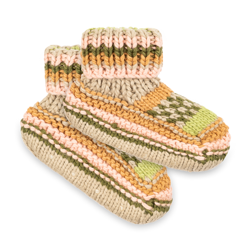 Northern Isles Knit Bootie | Green - FINAL SALE