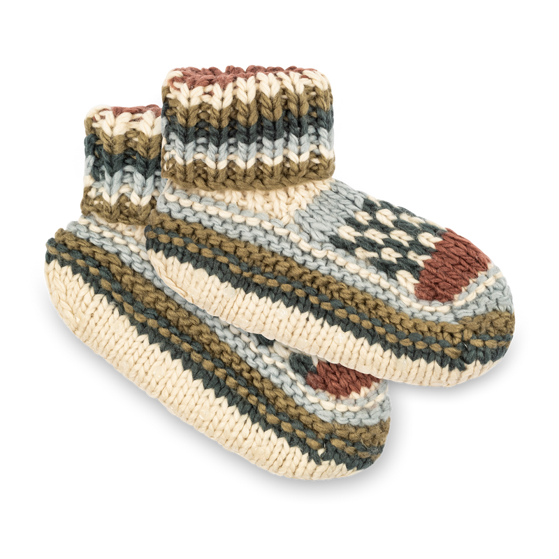 Northern Isles Knit Bootie | Blue - FINAL SALE