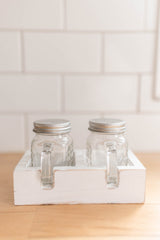 Mason Jar Salt & Pepper Set