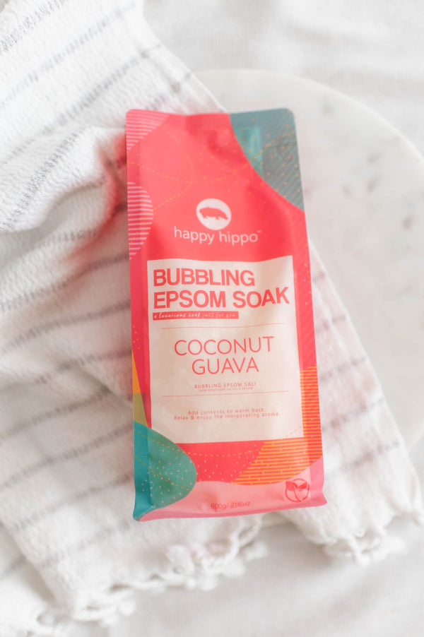 Bubbling Epsom Soak | Coconut Guava
