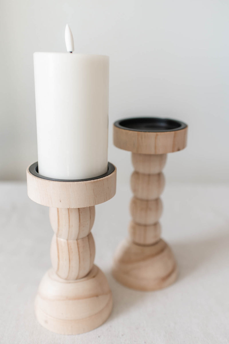 Natural Candle Holder | Small