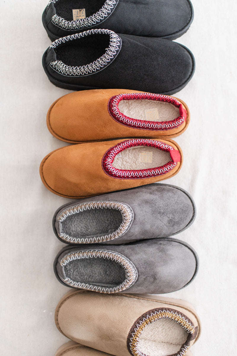 Mini Boots Slippers | Black
