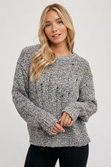Erin Pullover | Charcoal - FINAL SALE