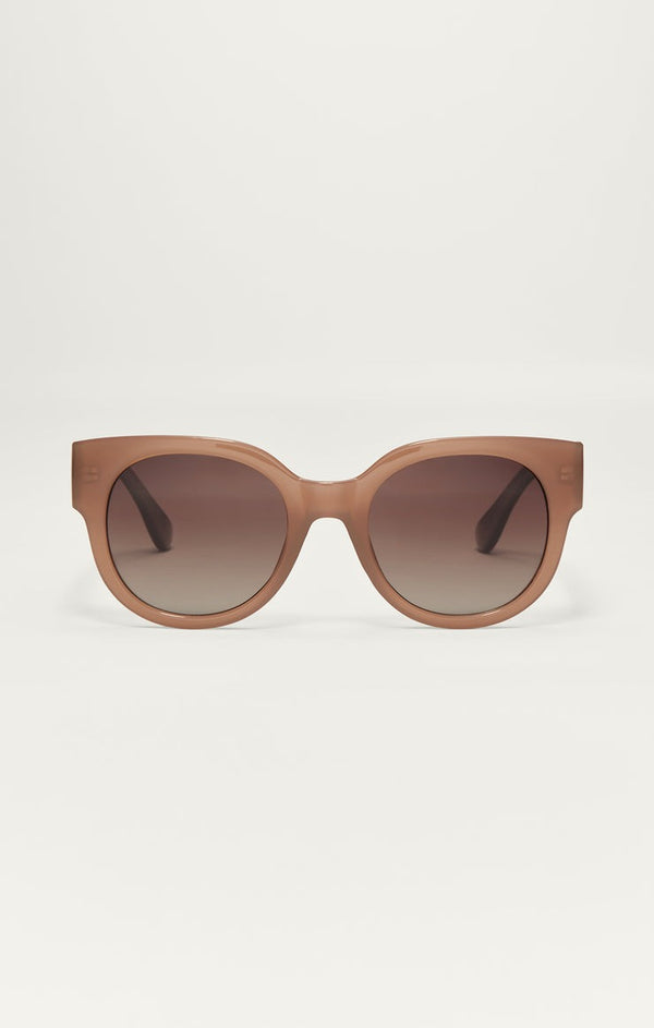 Lunch Date Sunglasses | Taupe Gradient