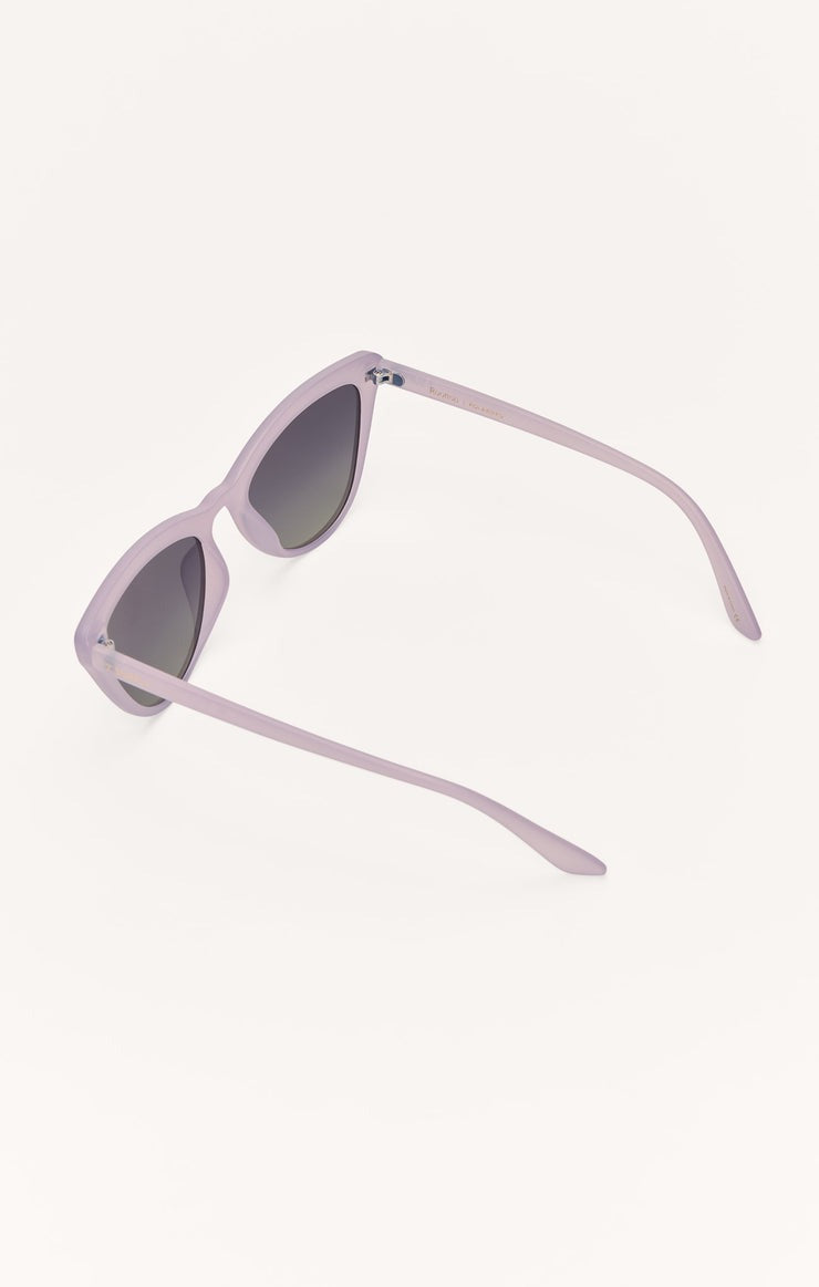 Rooftop Sunglasses | Frosted Violet Gradient