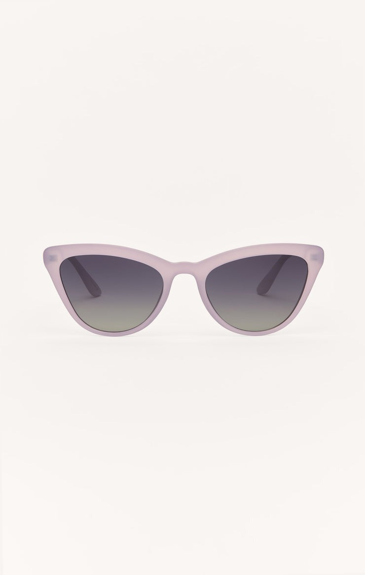 Rooftop Sunglasses | Frosted Violet Gradient