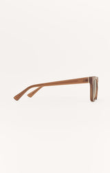 High Tide Sunglasses | Taupe Gradient