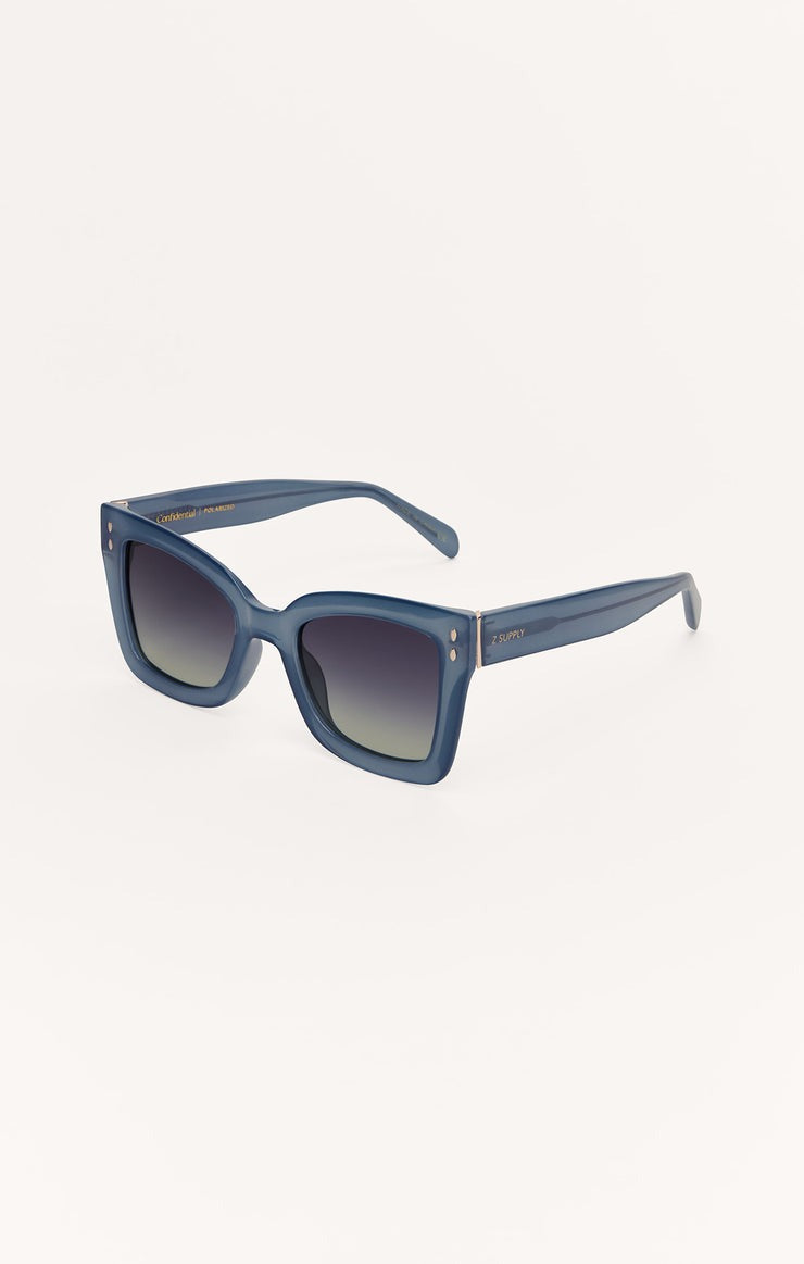 Confidential Sunglasses | Indigo Gradient
