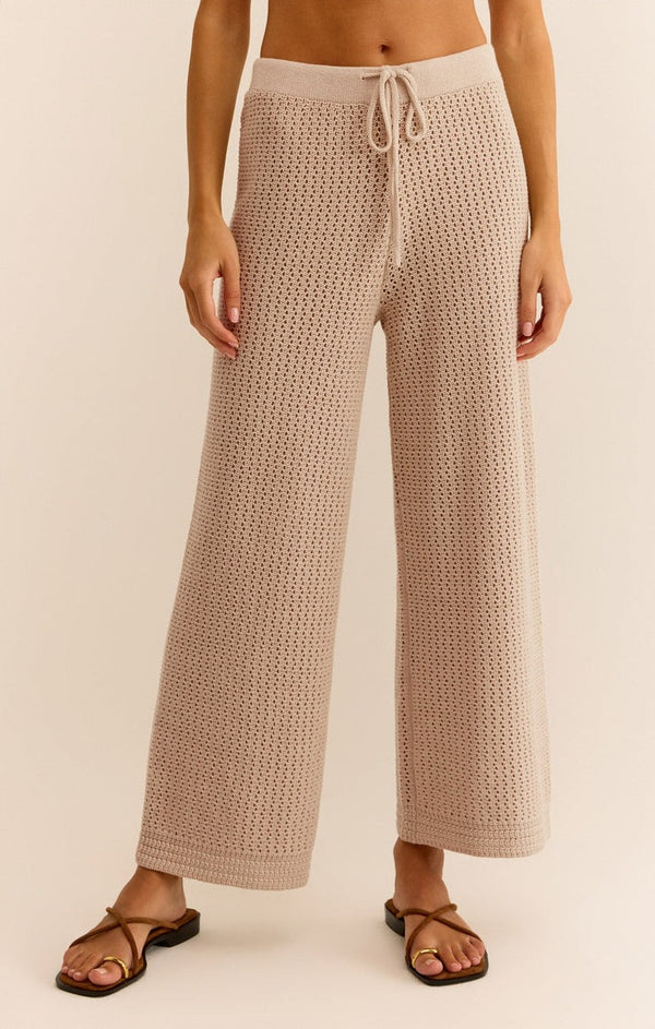 Costa Crochet Pants | Natural