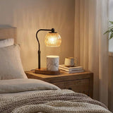 Candle Warmer Lamp | Crystal Black