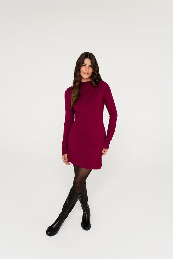 Ophelia Dress | Bordeaux