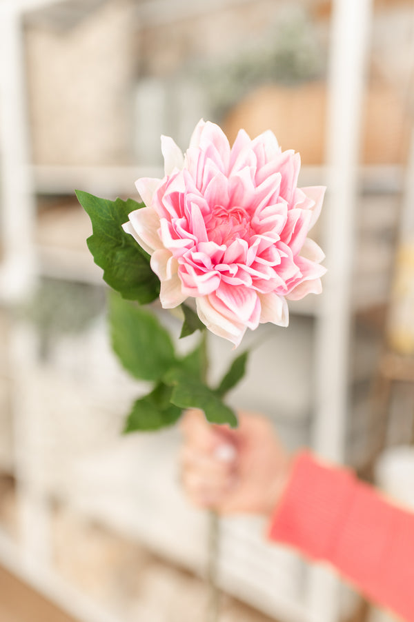 Fresh Touch Pink Dahlia Spray | 21"