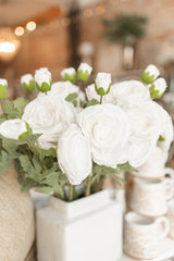 Fresh Touch White Ranunculus Spray | 24"