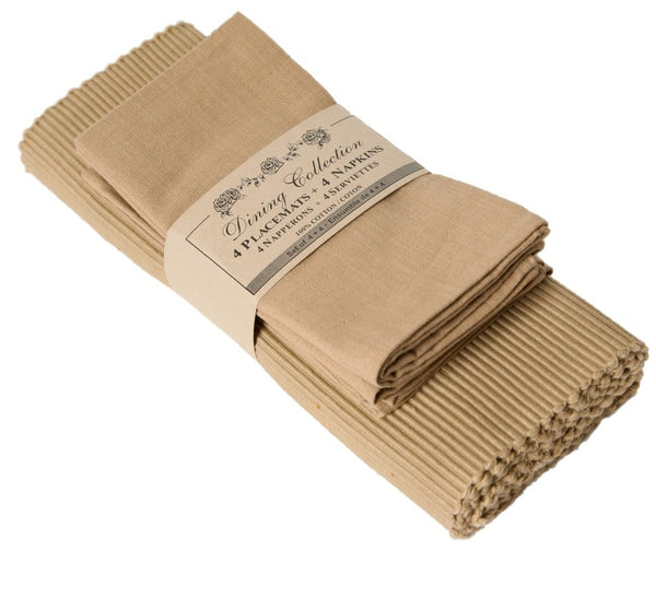 Placemat & Napkin Set | Beige