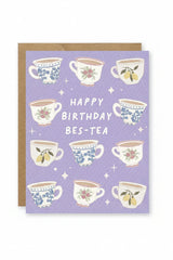 Happy Birthday Best-Tea Card