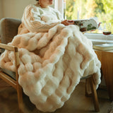 Faux Fur Throw | Cream