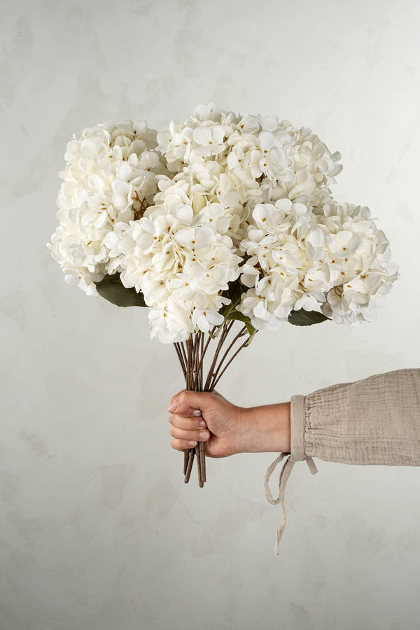 Hydrangea Floral Spray | White