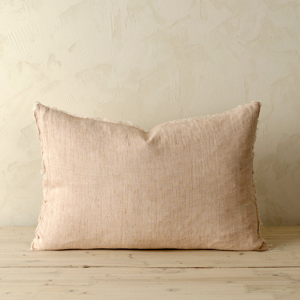 Lina Linen Cushion 16x24 | Peony