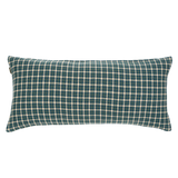 Houndstooth Cushion 14x31 | Teal