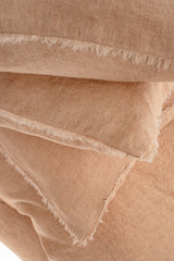 Lina Linen Queen Duvet Set Terracotta {Online Exclusive}