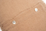 Lina Linen Queen Duvet Set Terracotta {Online Exclusive}