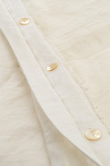 Lina Linen Queen Duvet Set, Ivory {Online Exclusive}