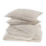 Lina Linen Queen Duvet Set, Ivory {Online Exclusive}