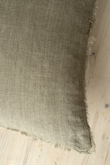 Lina Linen Cushion 24x24 | Mink