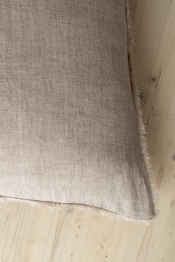 Lina Linen Cushion 24x24 | Dove