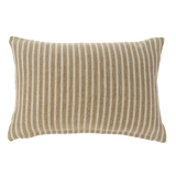 Pinstripe Linen Cushion 16x24 | Natural