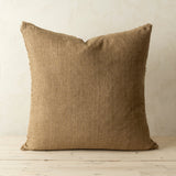 Lina Linen Cushion 24x24 | Hazelnut