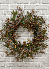 Fall Berry Wreath | 24"