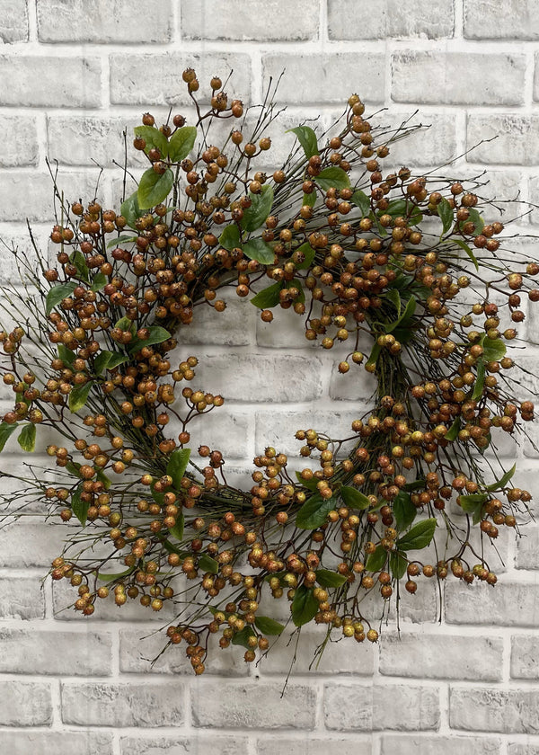 Fall Berry Wreath | 24"