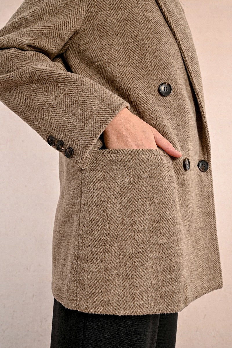 Whittaker Jacket | Brown Tweed