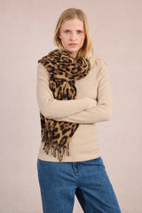 Leopard Scarf | Brown