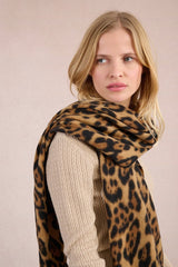 Leopard Scarf | Brown