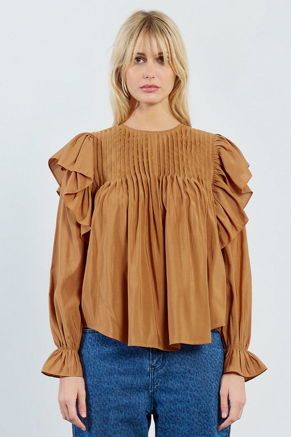 Beatrice Top | Camel