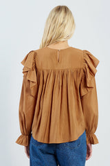 Beatrice Top | Camel