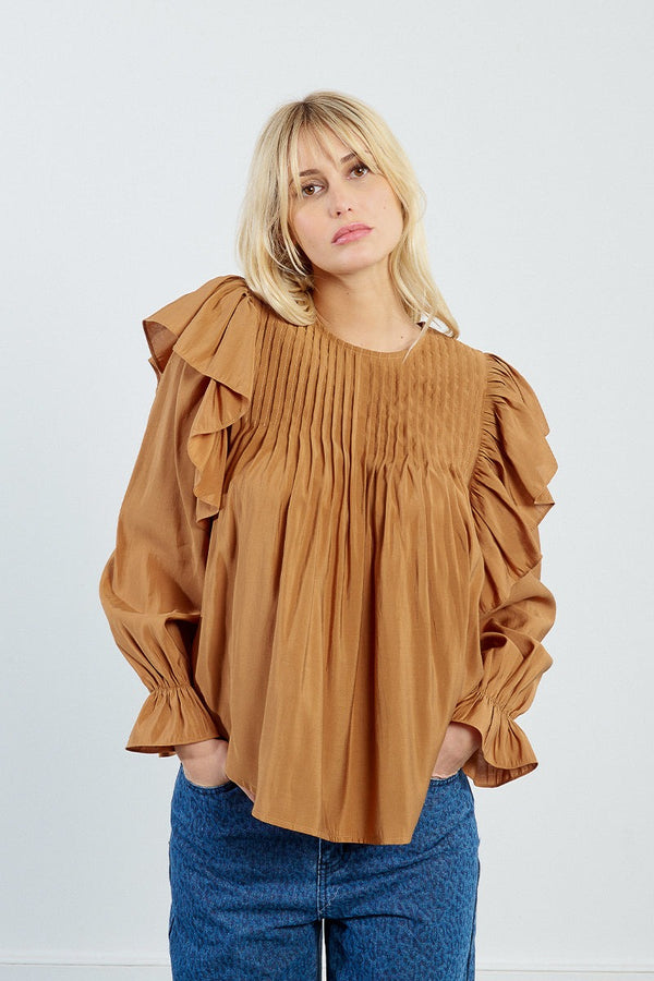 Beatrice Top | Camel