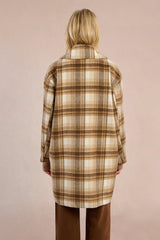 Lauren Shacket | Beige Plaid