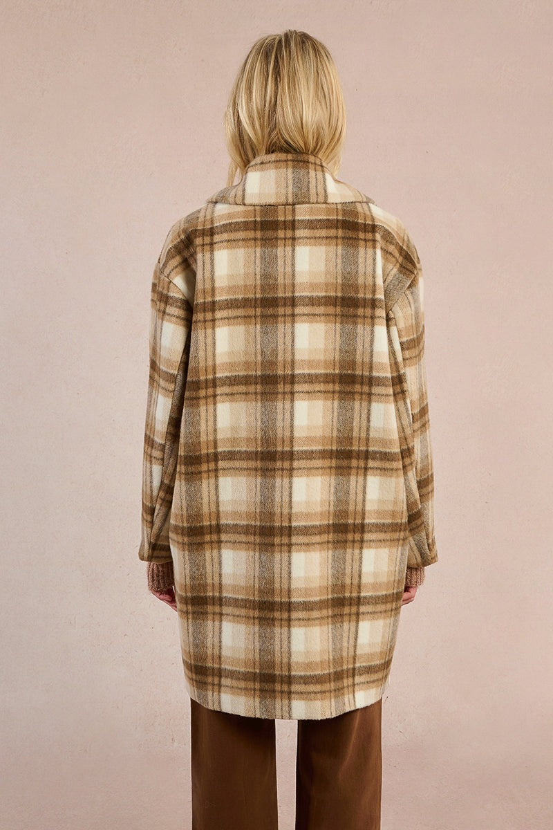 Lauren Shacket | Beige Plaid