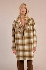 Lauren Shacket | Beige Plaid