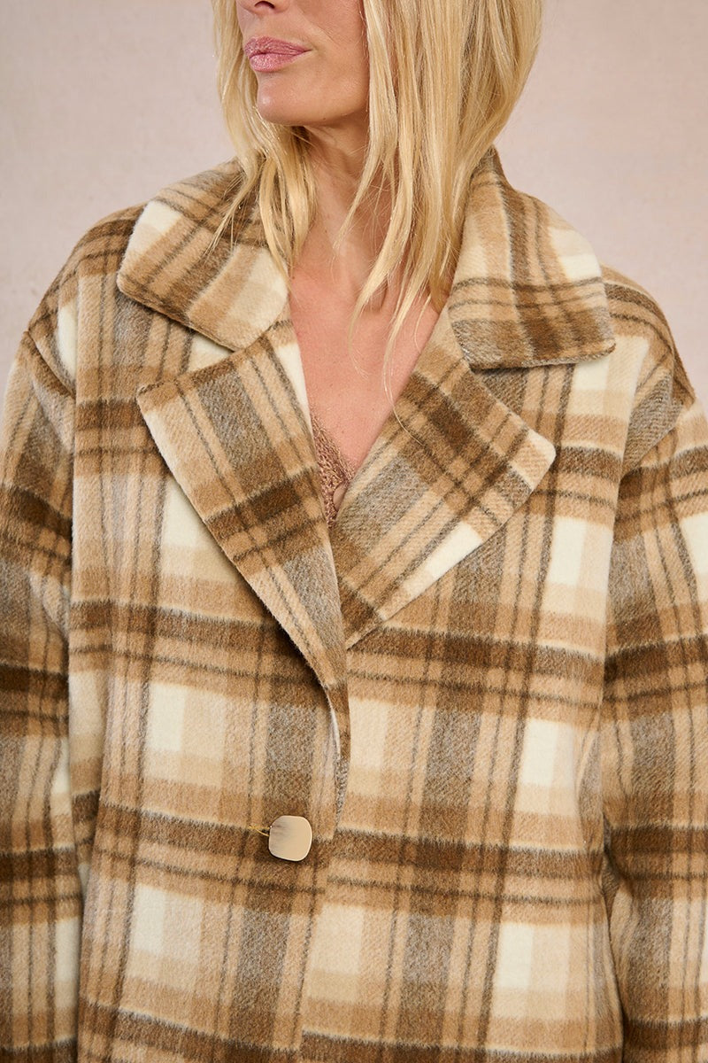 Lauren Shacket | Beige Plaid