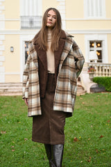 Lauren Shacket | Beige Plaid