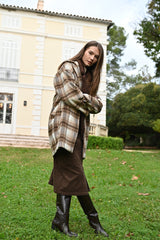 Lauren Shacket | Beige Plaid
