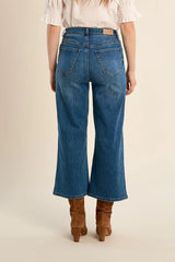 Molly Bracken Cropped Jeans | Denim Blue