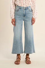 Molly Bracken Cropped Jeans | Light Denim